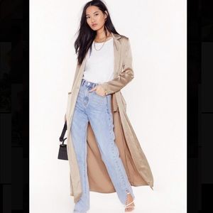Satin Duster Coat